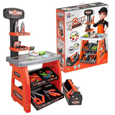 Technok Toys Майстерня - ігровий набір, 101 аксесуар, каса зі сканером (3571) Technok Toys Майстерня - ігровий набір, 101 аксесуар, каса зі сканером (3571)