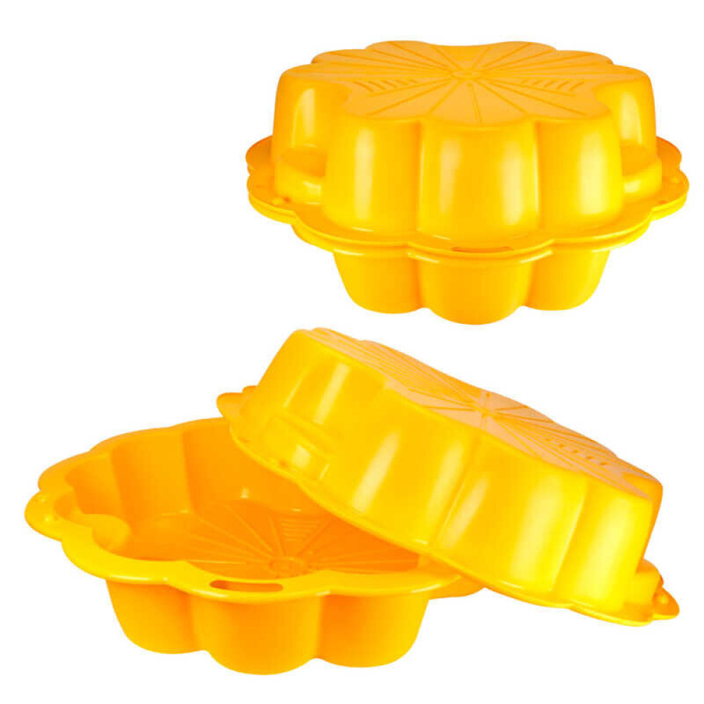 Technok Toys Пісочниця Квітка-маргаритка - з двох частин, 107 × 107 × 20 см (2183)