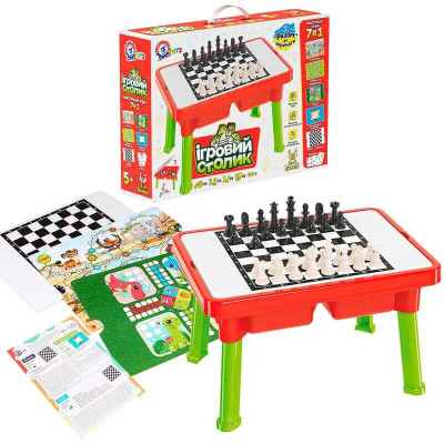 Technok Toys Ігровий столик 7в1 - набір настільних ігор (9604) Technok Toys Ігровий столик 7в1 - набір настільних ігор (9604)