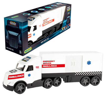 Wader Magic Truck Скорая помощь - машина 79 см, фургон с дверцами (36211) Wader Magic Truck Скорая помощь - машина 79 см, фургон с дверцами (36211)