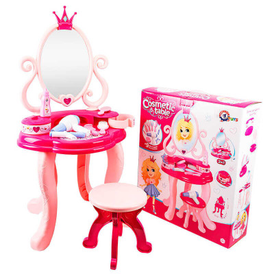 Technok Toys Косметичний столик з 9 аксесуарами - трюмо зі стільцем (8683) Technok Toys Косметичний столик з 9 аксесуарами - трюмо зі стільцем (8683)