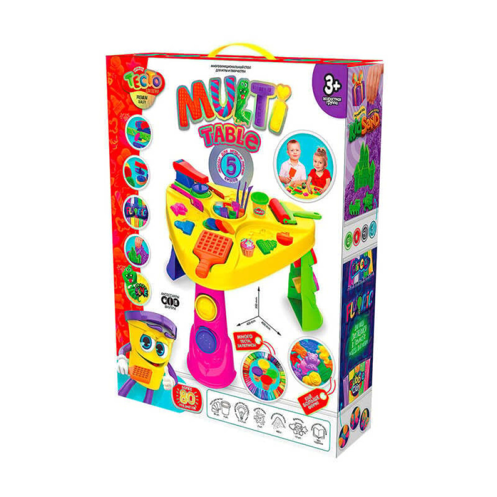 Danko Toys Столик для ліплення - з наборами, понад 80 предметів (MTB-01-01U)