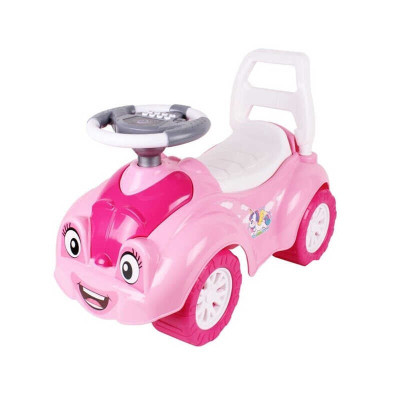 Technok Toys Автомобіль для прогулянок - толокар з музичним кермом • Рожевий (6658)