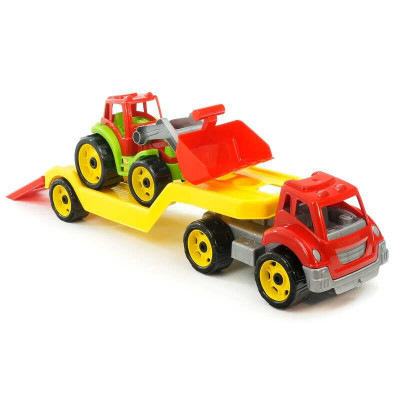 Technok Toys Автовоз з трактором - іграшка для піску, 80 см (3916) Technok Toys Автовоз з трактором - іграшка для піску, 80 см (3916)