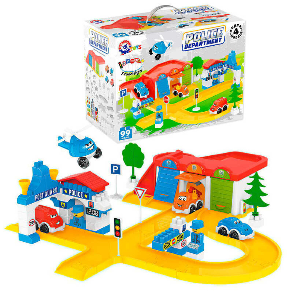 Technok Toys Паркінг - ігровий набір, 99 елементів (0006)