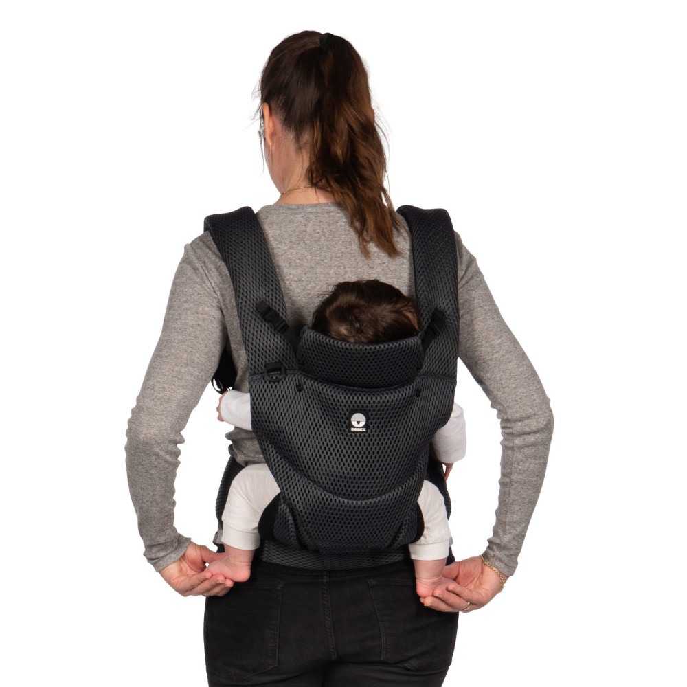 Dooky Urban Comfort - эргорюкзак-переноска для детей от 0 до 3 лет • Grey Sapphire