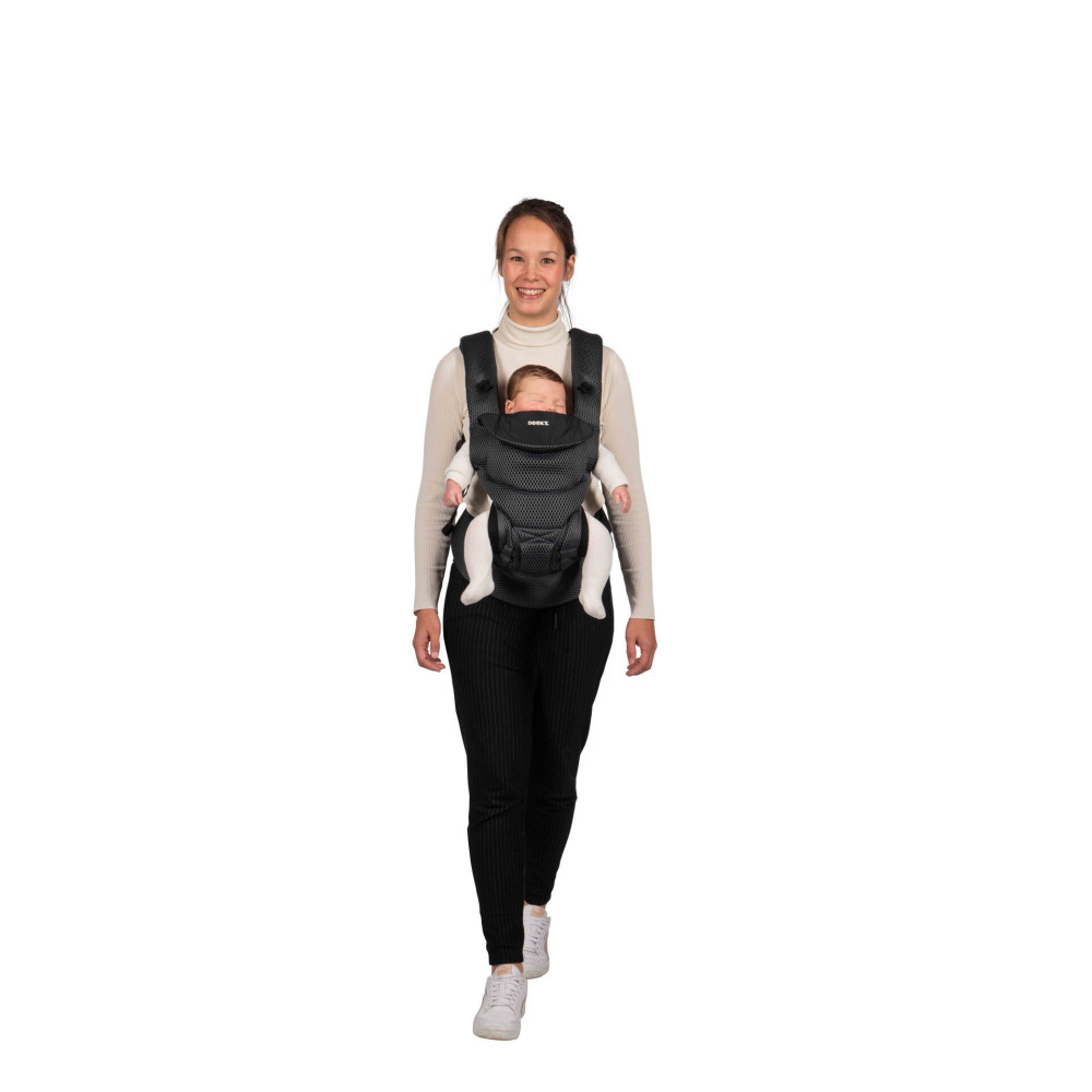 Dooky Urban Comfort - эргорюкзак-переноска для детей от 0 до 3 лет • Black