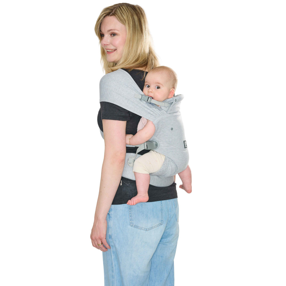 Dooky Cosy Comfort - эргорюкзак-переноска для детей от 0 до 3 лет • Grey