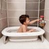 Twistshake Baby Bathtub - раскладная ванночка с вкладышем для купания • Pastel Grey