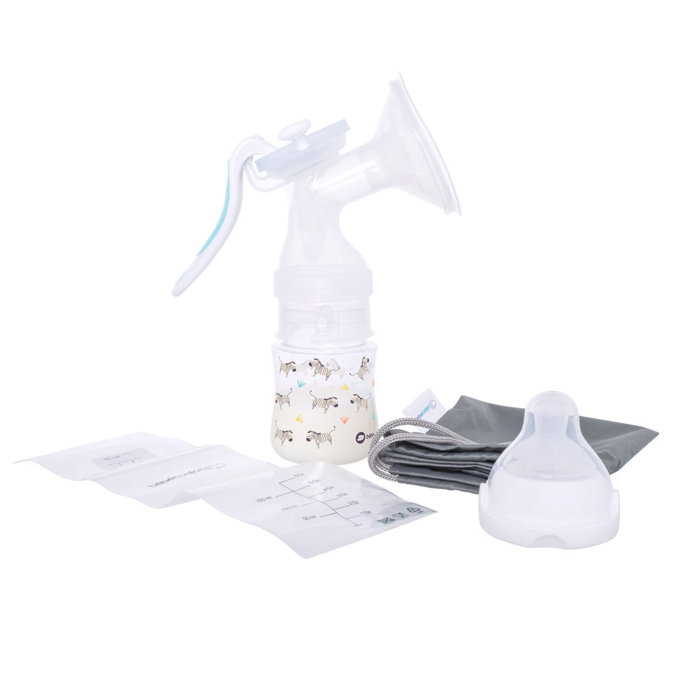 Bebe Confort Breast Pump Savannah - ручний молоковідсмоктувач із пляшечкою