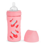 Twistshake Anti-Colic Glass 260 мл - скляна антиколікова пляшечка для годування • Pastel Pink Twistshake Anti-Colic Glass 260 мл - скляна антиколікова пляшечка для годування • Pastel Pink