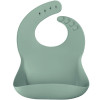 MinikOiOi Basics-Bib 2 шт. - силіконові нагрудники для годування • River Green / Powder Grey