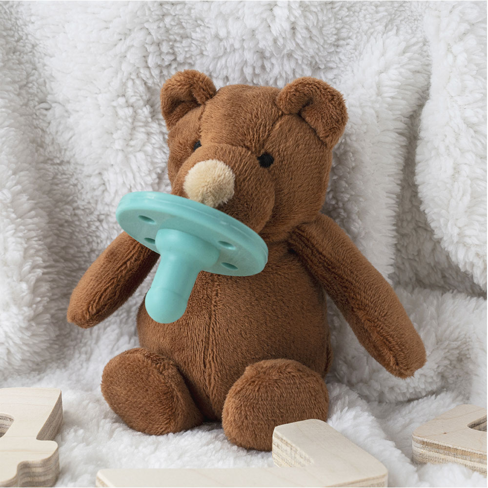 MinikOiOi Sleep Buddy Moi - силіконова пустушка з м'якою іграшкою