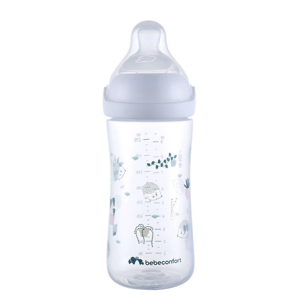 Bebe Confort Emotion Physio Set 270 мл - набір з двох антиколікових пляшечок та дозатора для сухого молока