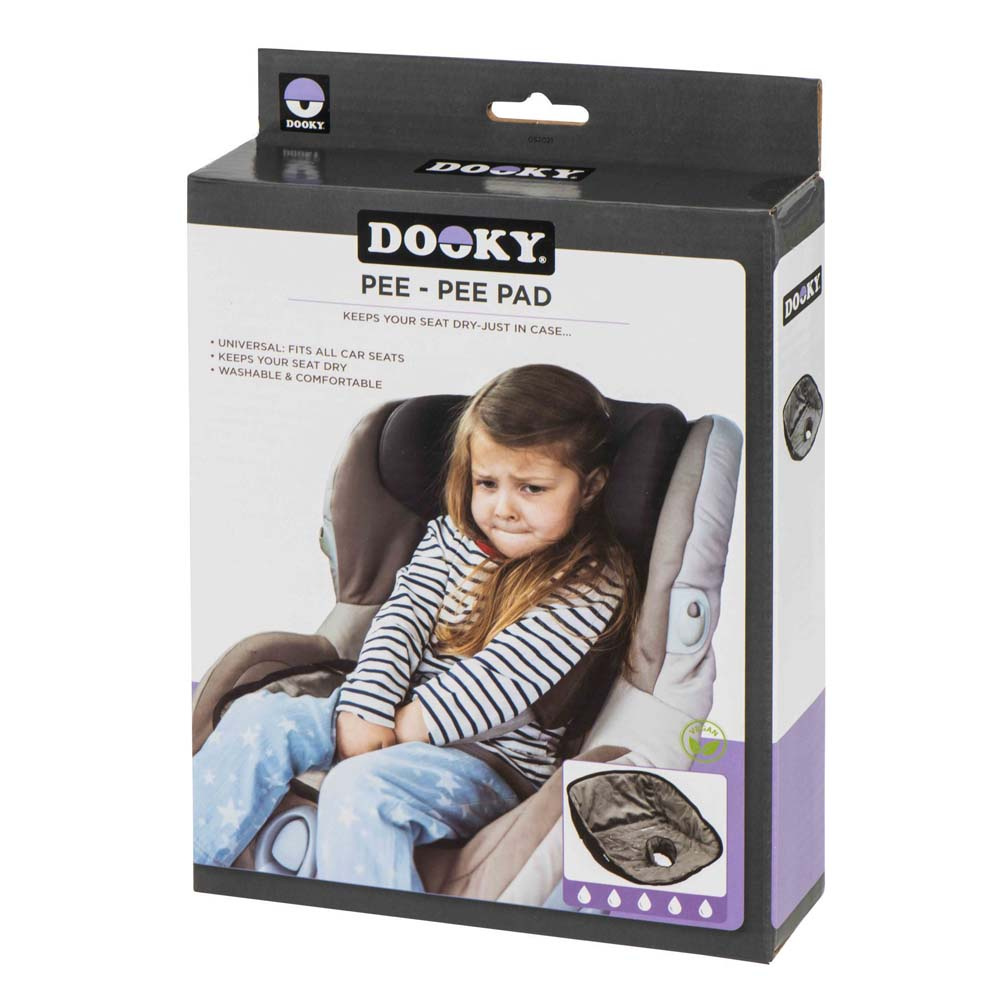 Dooky Pee-Pee Pad - водонепроницаемая вкладка в автокресло • Dark Grey