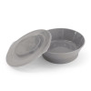 Twistshake Bowl - мисочка з кришкою TwistClick, 520 мл • Pastel Grey