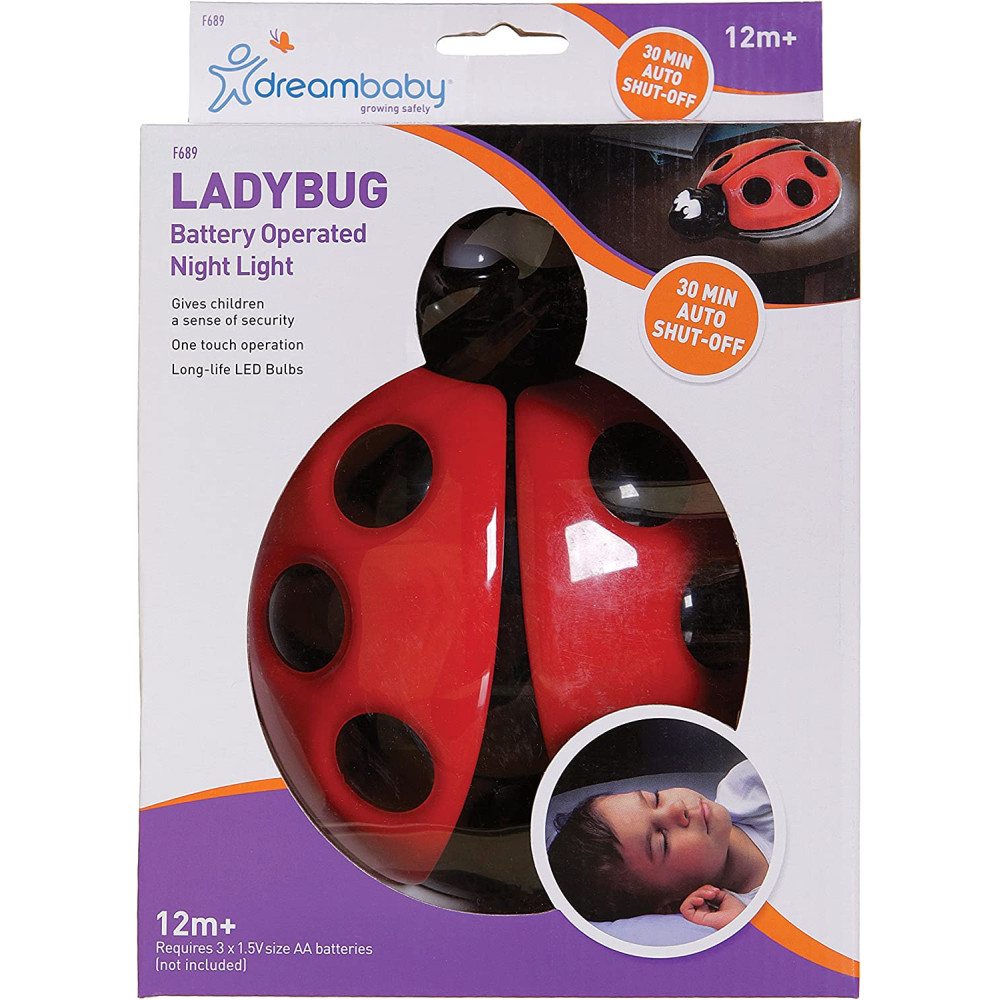 DreamBaby Ladybug - нічник-сонечко на батарейках DreamBaby Ladybug - нічник-сонечко на батарейках