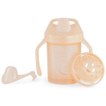 Twistshake Mini Cup - поїльник-непроливайка 230 мл з ручками та силіконовим носиком • Pearl Champagne Twistshake Mini Cup - поїльник-непроливайка 230 мл з ручками та силіконовим носиком • Pearl Champagne