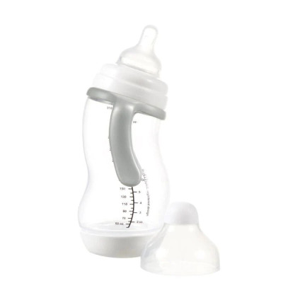 Difrax S-bottle Wide XL 310 мл - антиколікова пляшечка для каші з ручками