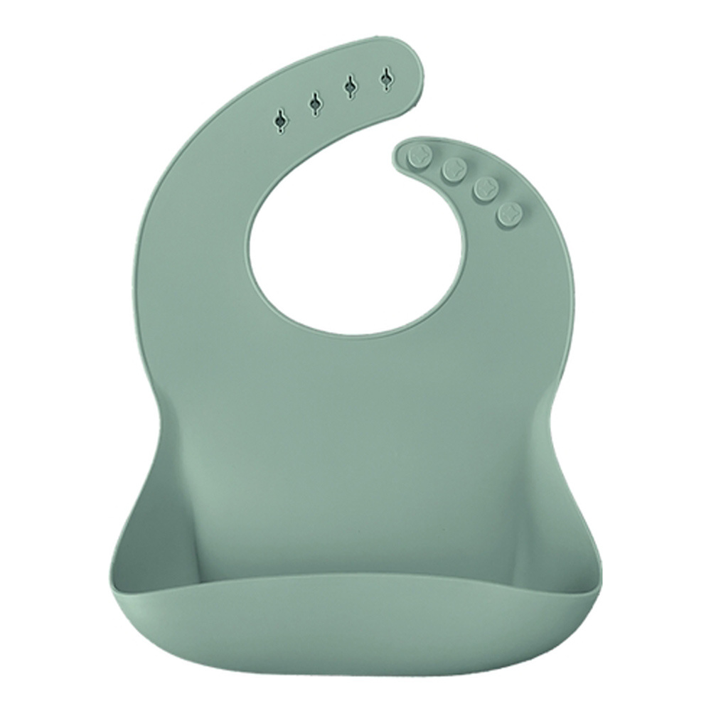 MinikOiOi Basics Bib - силіконовий слинявчик • River Green