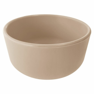 MinikOiOi Basics Bowl - силіконова мисочка • Bubble Beige