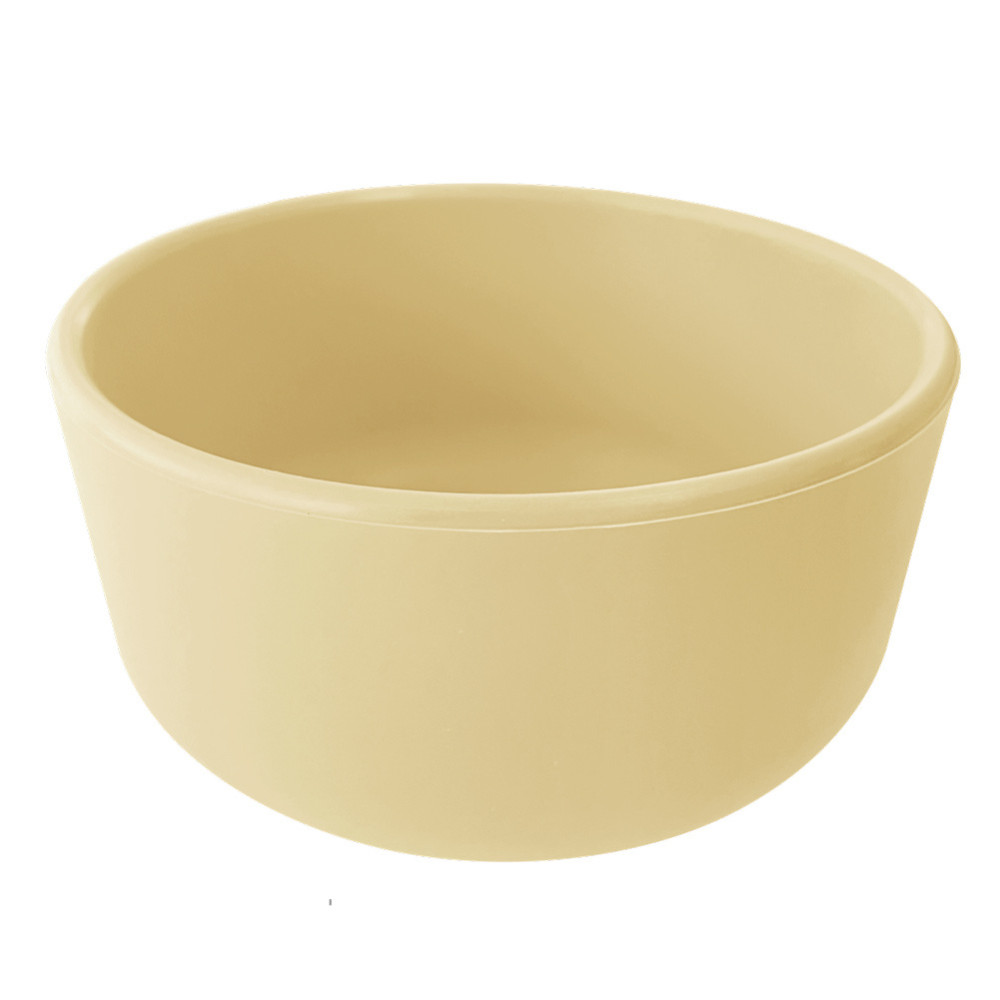 MinikOiOi Basics Bowl - силіконова мисочка • Mellow Yellow