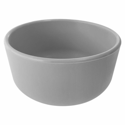 MinikOiOi Basics Bowl - силіконова мисочка • Powder Grey
