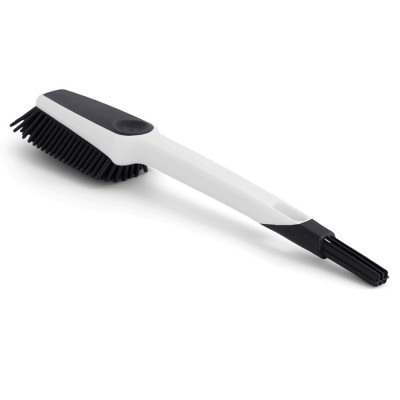 Twistshake Dish Brush - щітка для миття дитячих пляшечок і поїльників із щіточкою для сосок • Black White