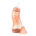 Difrax S-bottle Natural Trend 250 мл - антиколікова S-подібна пляшечка для годування • Peachy Difrax S-bottle Natural Trend 250 мл - антиколікова S-подібна пляшечка для годування • Peachy