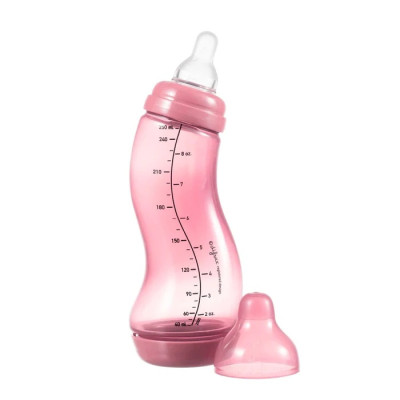 Difrax S-bottle Natural Trend 250 мл - антиколікова S-подібна пляшечка для годування • Raspberry Difrax S-bottle Natural Trend 250 мл - антиколікова S-подібна пляшечка для годування • Raspberry