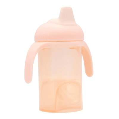 Difrax Non-Spill Sippy Cup Soft 250 мл - чашка-непроливайка із силіконовим носиком • Blossom