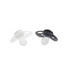 Twistshake Pacifier 6+ міс. - силіконова ортодонтична пустушка, 2 шт. • Black White