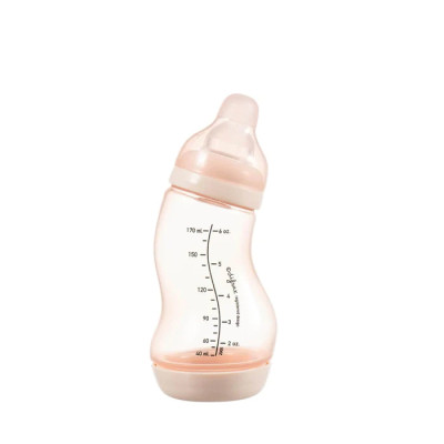 Difrax S-bottle Natural 170 мл - антиколікова S-подібна пляшечка для годування • Blossom