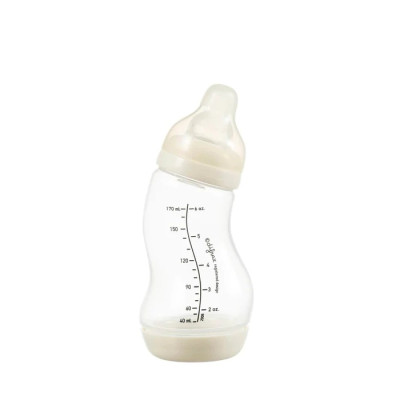 Difrax S-bottle Natural 170 мл - антиколікова S-подібна пляшечка для годування • Popcorn Difrax S-bottle Natural 170 мл - антиколікова S-подібна пляшечка для годування • Popcorn