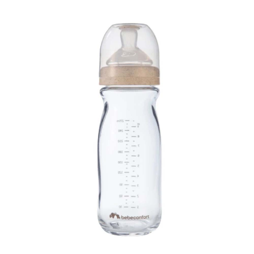 Bebe Confort Physio Air Glass 130 мл - скляна пляшечка для годування • Sand