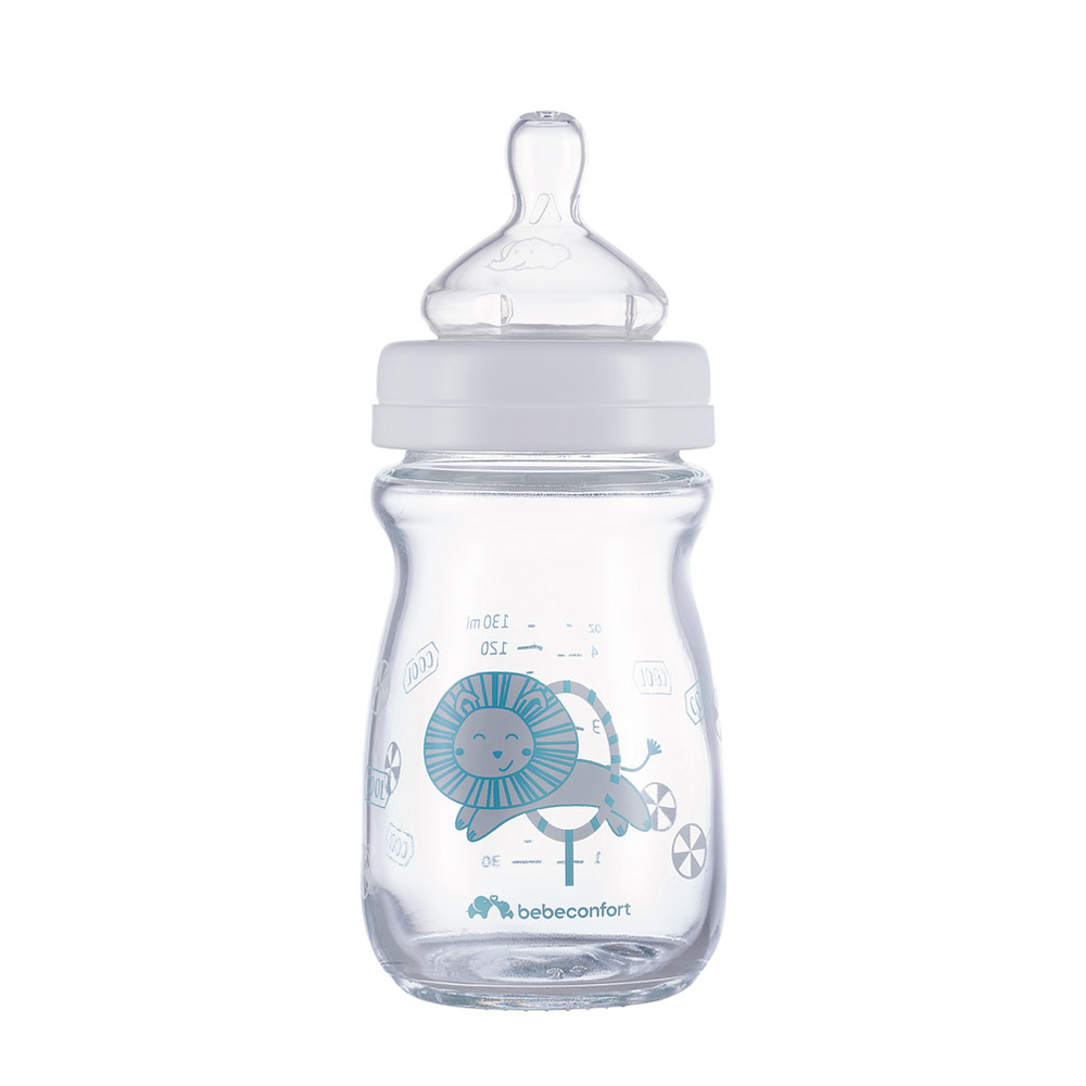 Bebe Confort Emotion Glass 130 мл - скляна пляшечка для годування