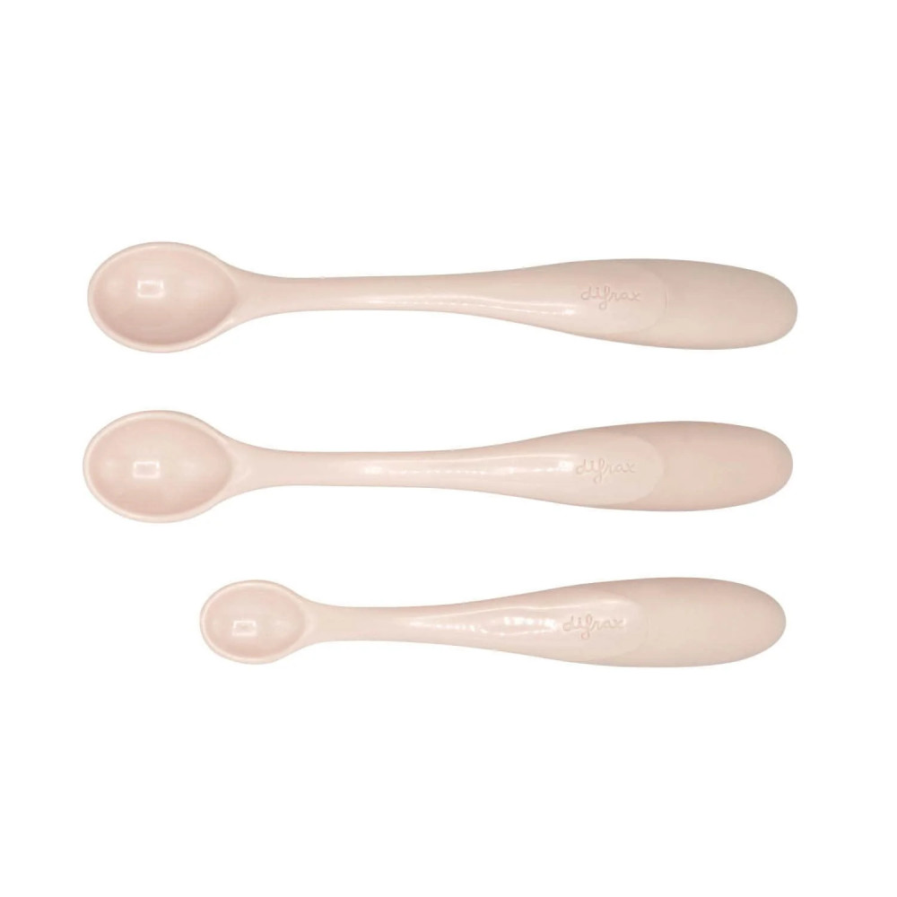 Difrax Weaning Spoons - набір дитячих ложок, 3 шт. • Blossom