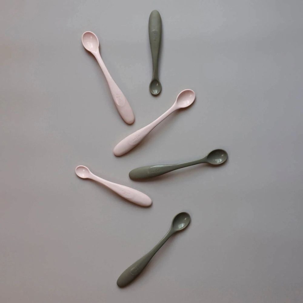 Difrax Weaning Spoons - набір дитячих ложок, 3 шт. • Blossom