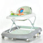 El Camino SUNNY ME 1239 - ходунки 2 в 1 з функцією каталки • Gray Teal
