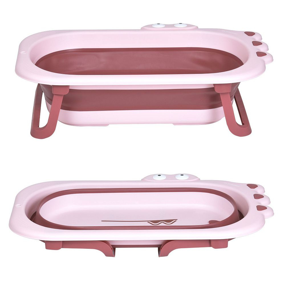 El Camino CROCO ME 1141 - складная ванночка со сливом • Pink El Camino CROCO ME 1141 - складная ванночка со сливом • Pink