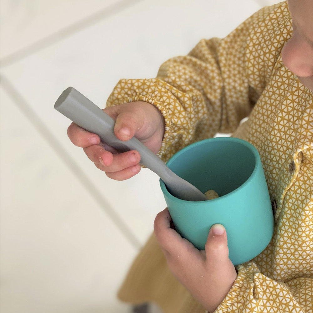 MinikOiOi Scooper - силіконова ложка • Powder Grey