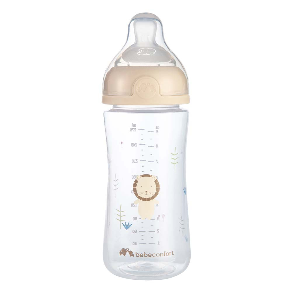 Bebe Confort Physio Air 270 мл 3+ міс. - пляшечка для годування • Sand
