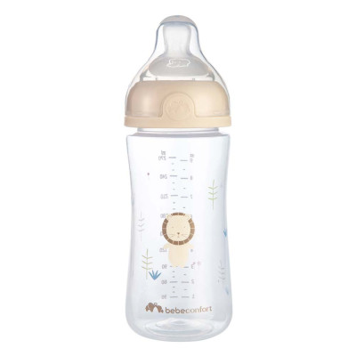 Bebe Confort Physio Air 270 мл 3+ міс. - пляшечка для годування • Sand