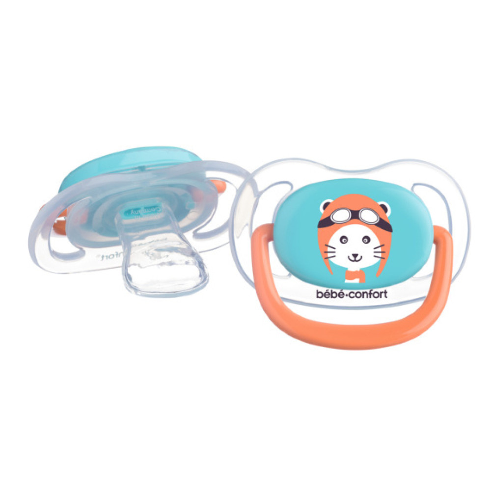 Bebe Confort Physio Air Traveller 0-6 міс. - силіконові пустушки, 2 шт.