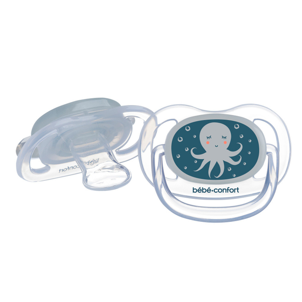 Bebe Confort Physio Air Phospho 18-36 міс. - силіконові пустушки, 2 шт.