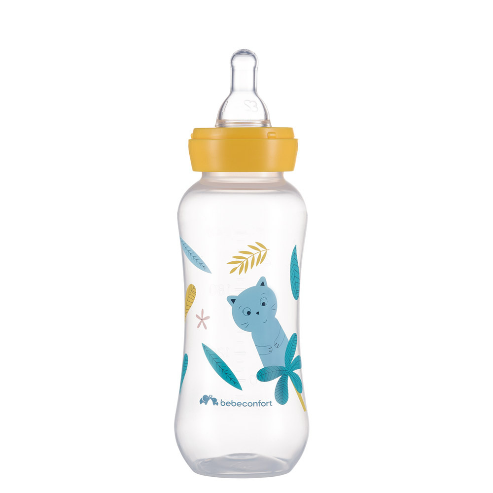Bebe Confort Classic Bottle PP 240 мл - пластикова пляшечка з силіконовою соскою • Little Buddies