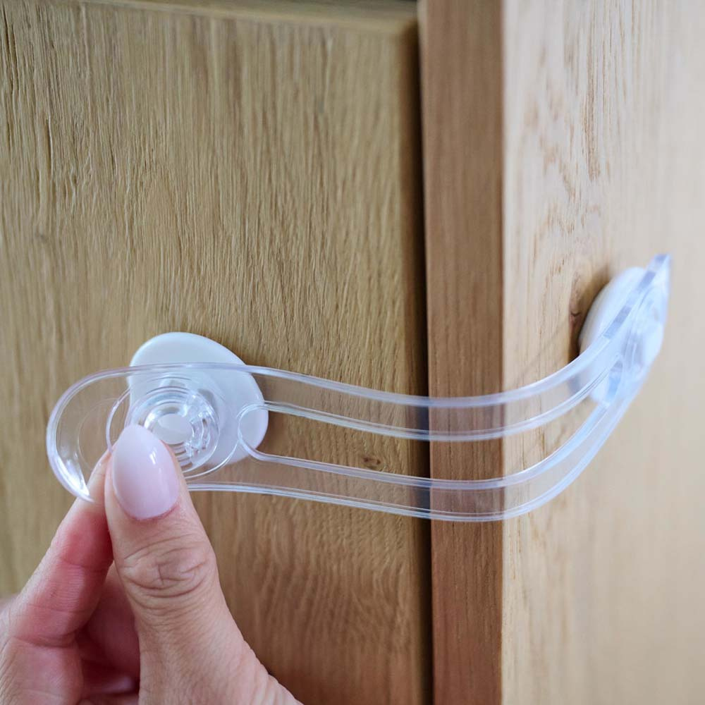 Dooky Multi-Purpose Latch - гибкие блокираторы для ящиков, шкафчиков и холодильников, 2 шт.