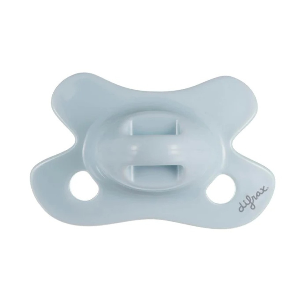 Difrax Natural Newborn Uni 0+ міс. - силіконова пустушка • Ice