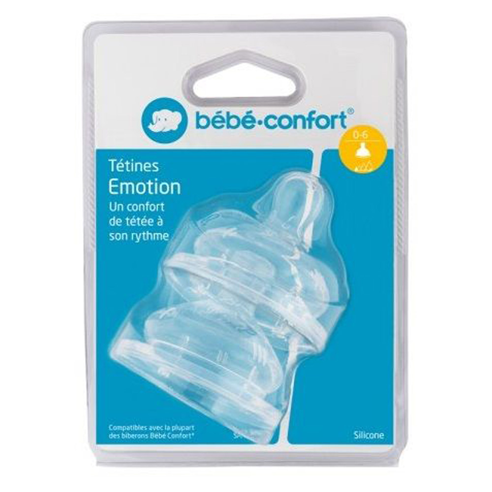 Bebe Confort Emotion S0 - силіконові соски для новонароджених, 2 шт.
