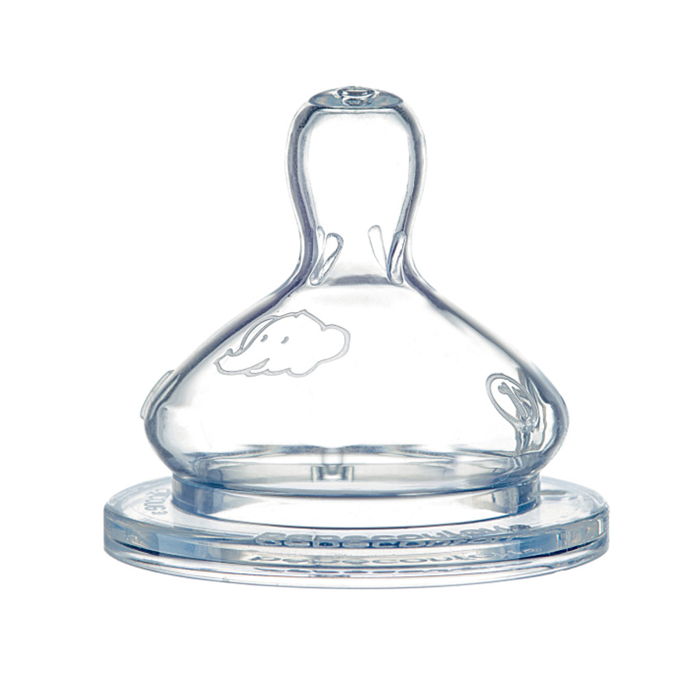 Bebe Confort Emotion S1 - силіконові соски з повільним і середнім потоком, 2 шт.